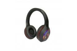 China stereo wireless bluetooth headset with led light bluetooth headphones with mic supplier