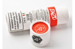 China Round Rolling Edge 70mm Height Cardboard Lip Balm Container supplier