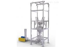 China Ton Bag Dump Station Big Bag Unloader With Conveyor supplier