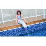 Colorful Unicorn Mermaid Tails For Swimming With Flower Monofin Fade - Resistant for sale