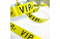 China Personalized Sparkle Wristbands , Custom Logo Glitter Tyvek Wristbands supplier