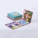 Portable Magnetic Childrens Jigsaw Puzzles Foldable Book