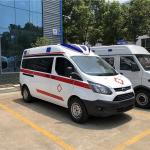 ICU Medium Duty Ambulance Ford JMC Mobile Medical Emergency Vehicles 4*2 for sale