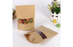China Food grade customized Kraft Paper Packaging with clear window , FDA / SGS supplier