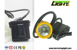 China 450mA 216Lum Underground Mining Cap Lamps Rechargeable Led Headlamp 1.67W supplier