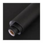 Peel Off and Stick Directly Matt Black Self-Adhesive Wallpaper for Home Decor for sale