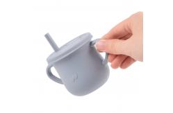 China 5.3oz 150mL Silicone Sippy Straw Cup -40C To 230C Temperature Range supplier