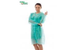 China OEM Fluid Repellent PP SMS MP Tyvek Disposable Visitor Coats supplier