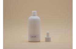 China Personal Care Essential Oil Dropper Bottles , White 100ml Glass Dropper Bottles supplier