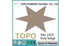 China Metal Gate Epoxy Polyester Powder Paint , RAL 1019 Coloured Powder Paint supplier