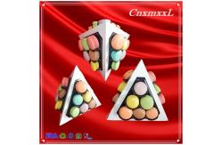 China Custom Paper Macarons Stand Tower Packaging With Paper Shell supplier