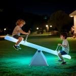 Eco-Friendly Double Hanging Sensory Swing Chair with 16 RGB LED for Indoor and Outdoor Use