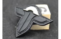 China 2D 3D Silicone Rubber Labels Micro Injection Silicone Patches For Clothing supplier