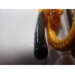 Fashionable Non Elastic Cord With Shiny Silicone Endings Environmentally Friendly