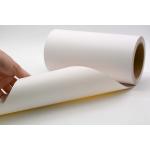 Polyimide Materials Permanent Adhesive Matte White 1Mil With Glassine