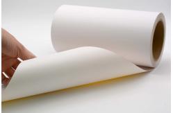 China Polyimide Materials Permanent Adhesive Matte White 1Mil With Glassine supplier