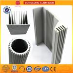 Silver White Industrial Powder Coated Aluminium Extrusions Heat Insulation for sale