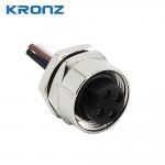 7/8'' Industrial Connector 100 Mating Cycles 4 Pin Female Sensor Circular Connectors for sale