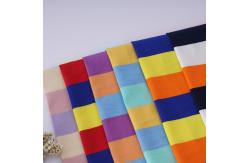 China Environmentally Friendly And Healthy Smooth Strped Cotton Fabric For T-Shirt supplier