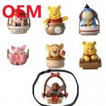 Customized 5cm Height Plastic Figure Toy Made 7 Designs PVC Dolls OEM Cute Animals For Kid for sale