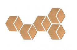 China DIY Hexagon Bulletin Board Tiles Adhesive supplier