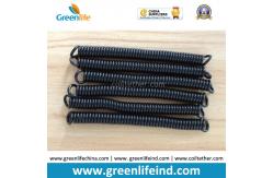 China Protection Tools Need Rein-forced Wire Spring Semifinished Tether Solid Black supplier
