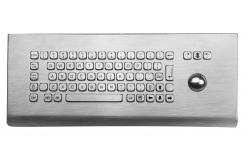 China Kiosk industrial metal keyboard with trackball for public system weather - proof supplier