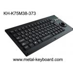 USB PS2 Metal 75 Keys Industrial Silicone Keyboard Silicone With Trackball for sale