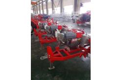 China 50KN Trailer Motorised Winches For Overhead Line Stringing supplier