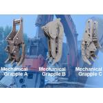 Yellow High Strength Steel Excavator Rock Grab Hydraulic 1.2M for sale