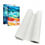 280gsm Matte Polyester Inkjet Canvas Roll for Eco Solvent / Latex / UV Printing