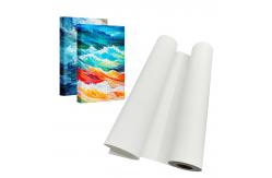 China 280gsm Matte Polyester Inkjet Canvas Roll for Eco Solvent / Latex / UV Printing supplier