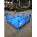 Self Loading Warehouse Storage Cage Collapsible Customized