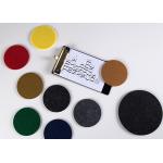 Multi Purpose Waterproof Felt Drink Coasters 10*10 Cm Customized Logo for sale