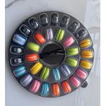 33 12 24 Upper And Lower Lid Macarons Packaging Plastic Tray Macarons Display Stand for sale
