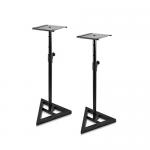 Studio Monitor Speaker Stand Height Adjustable Pair DGS001 960mm -1300mm Height for sale