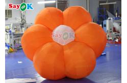 China 2m Oxford Fabric Custom Inflatable Flowers With LED Light supplier