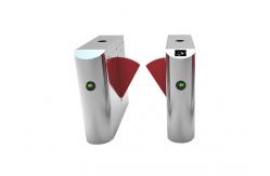 China LED Indicator 35W SUS304 Access Control Flap Barrier Face Recognition supplier