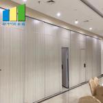 Interior Decoration Sliding Folding Room Partition Walls With Melamine Finish for sale