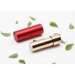 Red Case With Gold Bottom 3.5g Aluminum Lipstick Tube Empty Lipstick Tube Manufacturer for sale