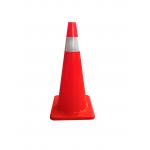 70cm Flexible All Orange Traffic Safety Cone Construction Safety Warning Cone for sale