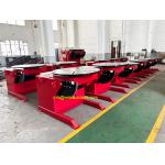 Red Title / Rotary Welding Turn Table Welding Positioner 3T Load Capacity 1400 Mm for sale