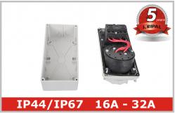 China Compact Industrial Power Socket 16A for Electrical Power Distribution supplier