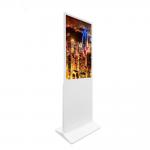 Floor Standing All In One Digital Signage 55 Inch LCD Touch Screen 1920*1080 for sale
