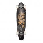 Globe The All Time Black Rose Longboard Complete Skateboard - 9 x 35.87 for sale