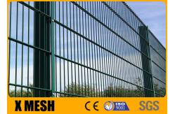 China Security Weld Panels Peach Post Anti Climb Mesh Fence 1230mm Height supplier
