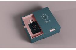 China CMYK Printed Perfume Boxes Recycled Cardboard Gift Green Case supplier