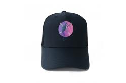 China Pyrograph Design Flip Up Brim Trucker Hat , Urban Trucker Snapback Cap 5 Panel supplier