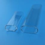 Elliptical Single Wall Custom Laser Flow Tubes And Reflectors - Transparent