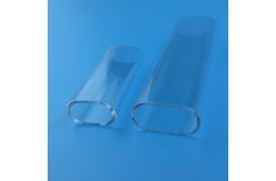China Elliptical Single Wall Custom Laser Flow Tubes And Reflectors - Transparent supplier